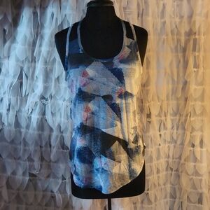 Marika Multicolor Abstract Tank Top